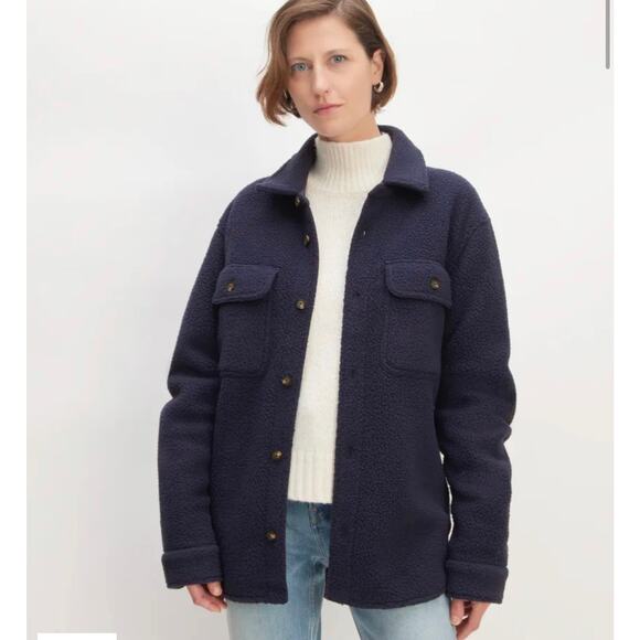 Everlane The ReNew Fleece Everyone Overshirt Size E3